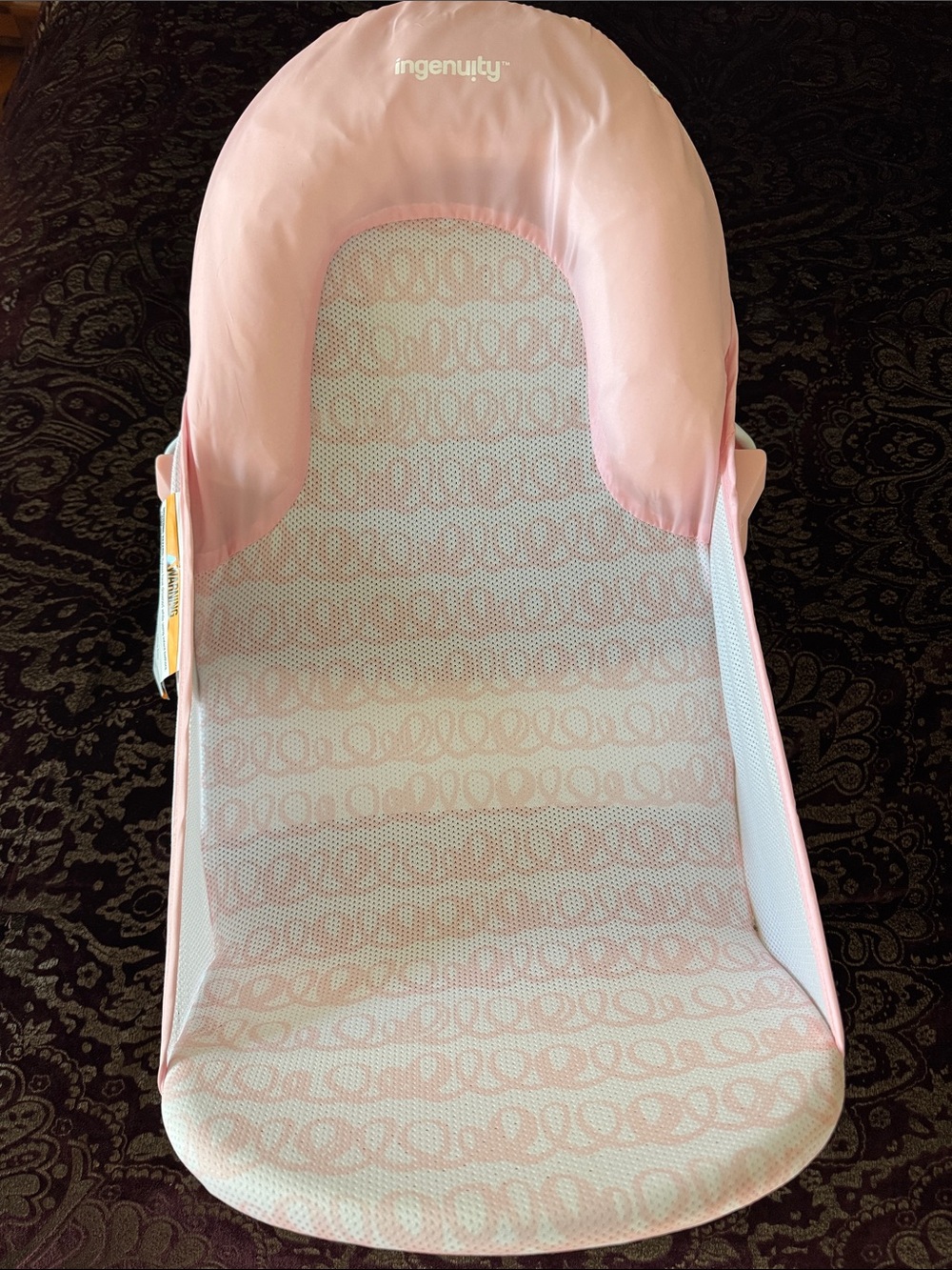 Ingenuity Pink Baby Bath Seat - Soft Support